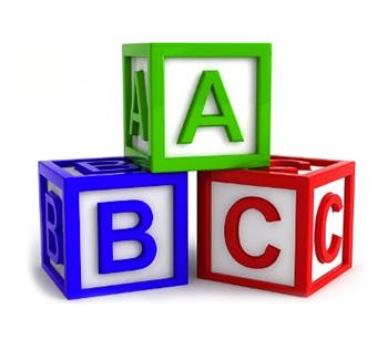 A B C blocks